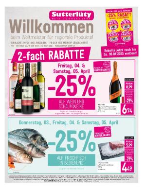 Titelbild des Prospekts von Sutterlüty