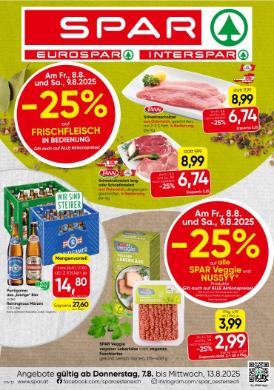 Titelbild des Prospekts von SPAR STMK