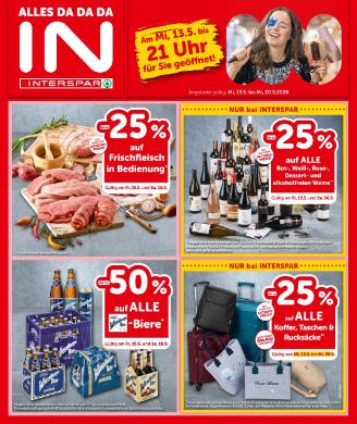 Titelbild des Prospekts von INTERSPAR Wien