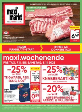 Titelbild des Prospekts von Maximarkt Wels / Ried / Vöcklabruck