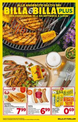 Titelbild des Prospekts von BILLA Grillbeilage