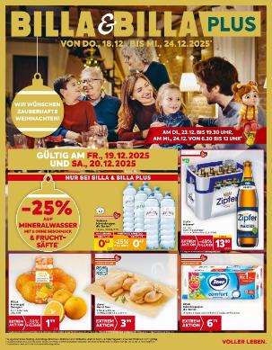 Titelbild des Prospekts von BILLA Salzburg