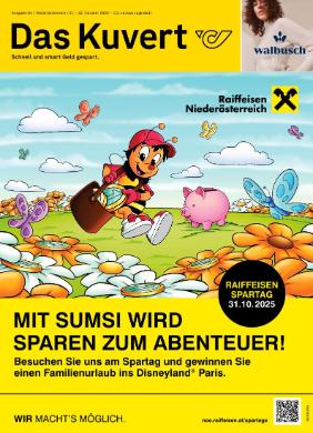 Titelbild des Prospekts von Das Kuvert NÖ