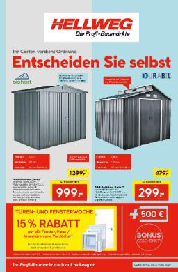 Titelbild des Prospekts von HELLWEG