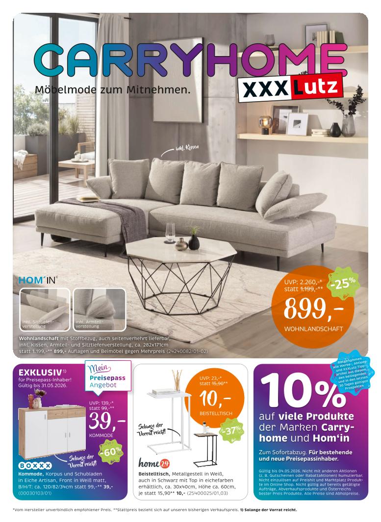 Prospekt von XXXLutz