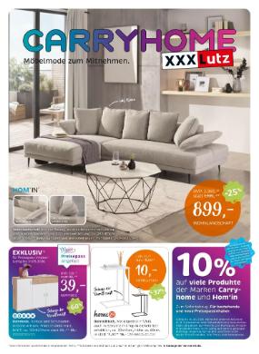 Titelbild des Prospekts von XXXLutz