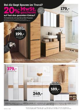 Titelbild des Prospekts von mömax Black Shopping