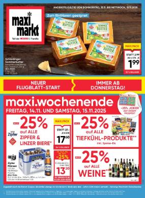 Titelbild des Prospekts von Maximarkt Wels / Ried