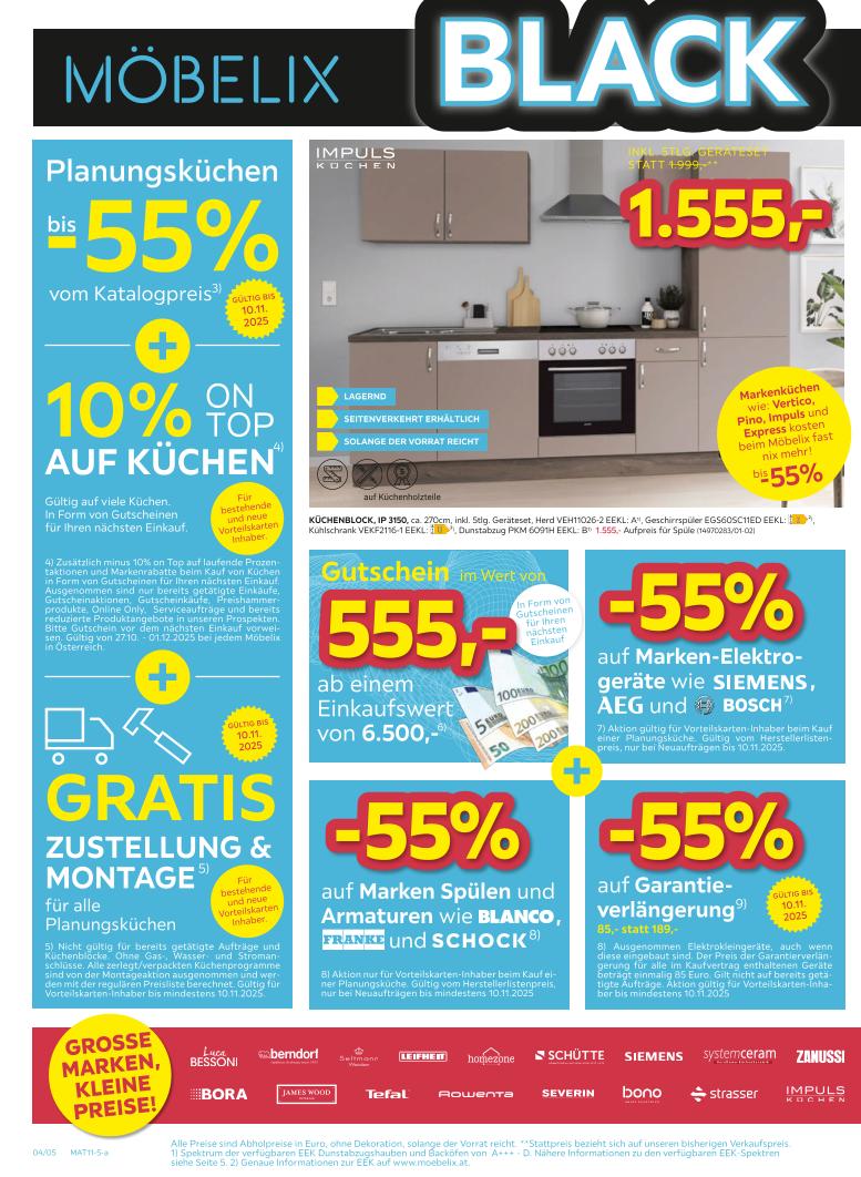 Prospekt von Möbelix