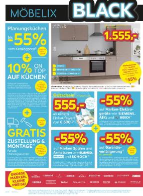 Titelbild des Prospekts von Möbelix