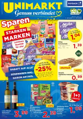Titelbild des Prospekts von Unimarkt Nord