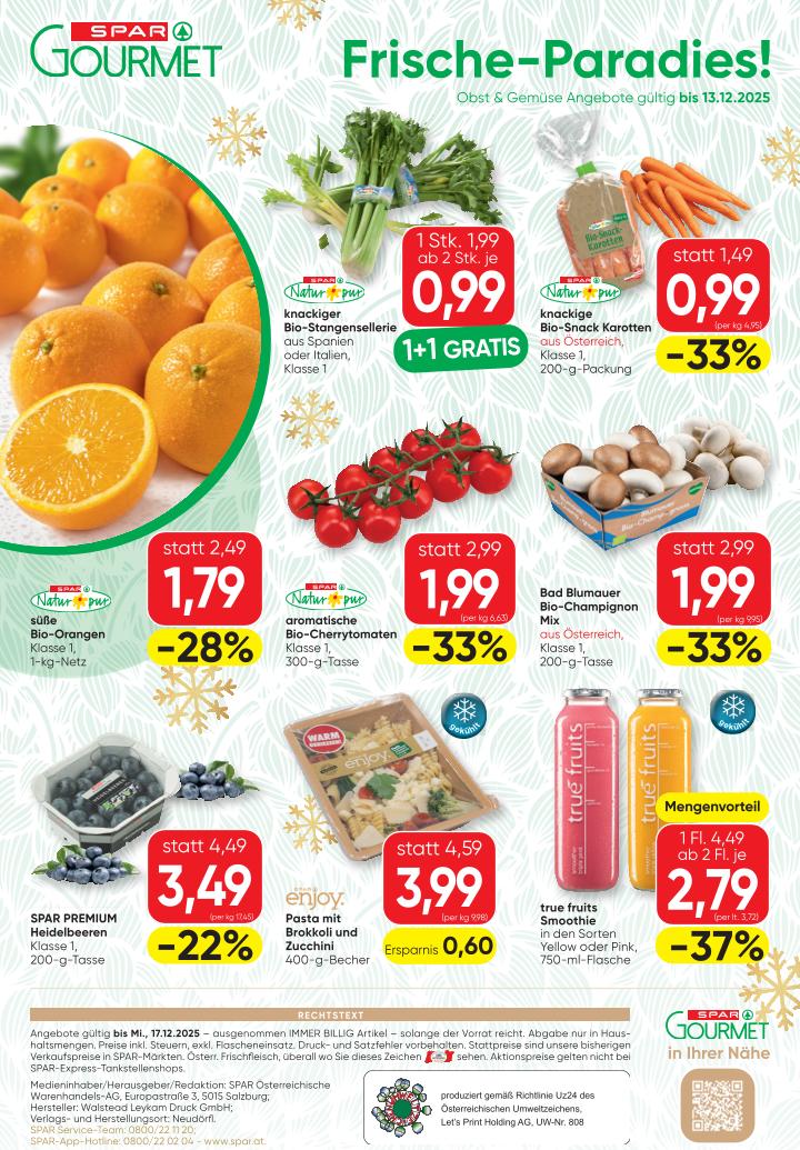 Prospekt von SPAR Gourmet