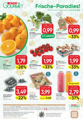 Titelbild des Prospekts von SPAR Gourmet