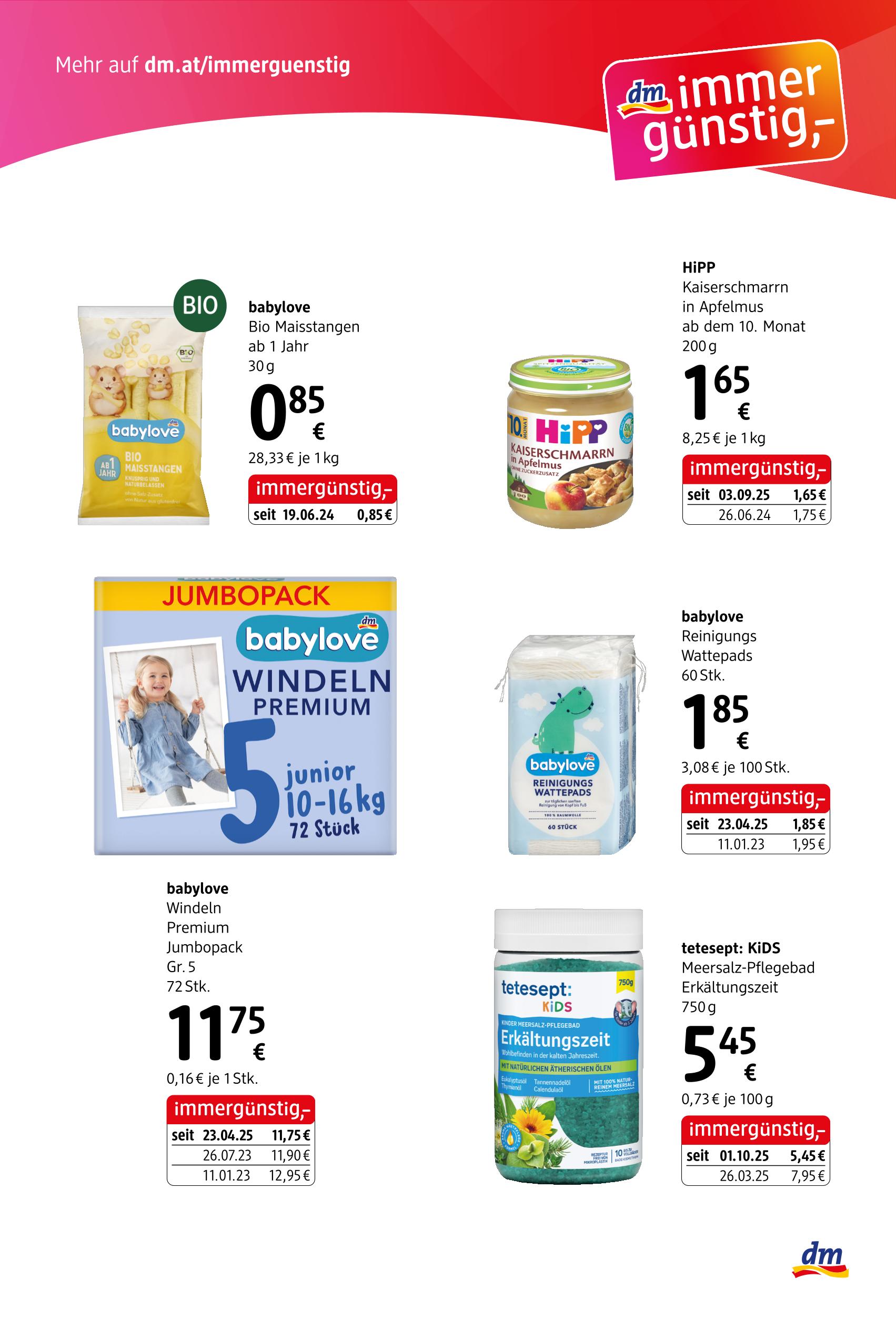 Prospekt von dm drogerie markt