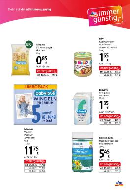 Titelbild des Prospekts von dm drogerie markt immergünstig express