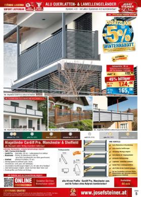 Titelbild des Prospekts von Josef Steiner