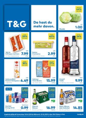 Titelbild des Prospekts von T&G TIROL