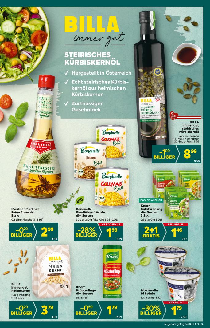 Prospekt von BILLA PLUS