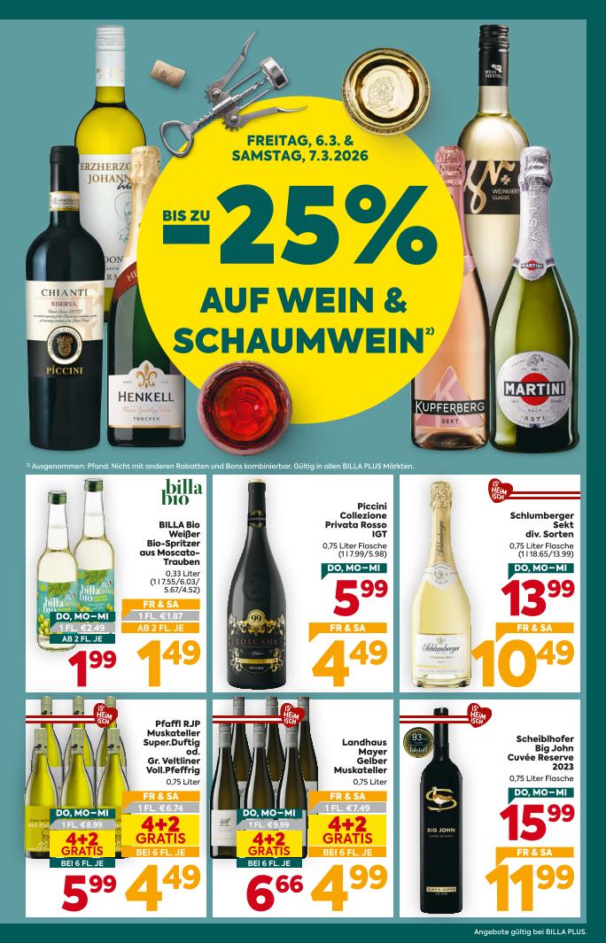 Prospekt von BILLA PLUS