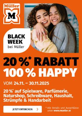 Titelbild des Prospekts von Müller Österreich