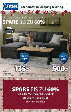 Titelbild des Prospekts von JYSK
