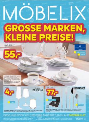 Titelbild des Prospekts von Möbelix Marken
