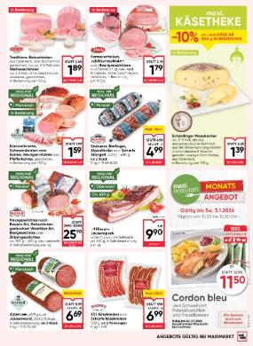 Titelbild des Prospekts von Maximarkt Wels