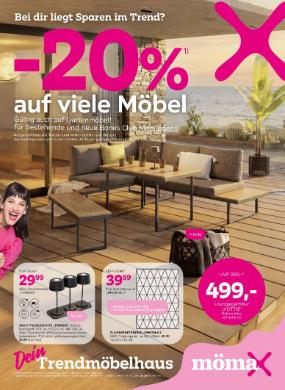 Titelbild des Prospekts von mömax