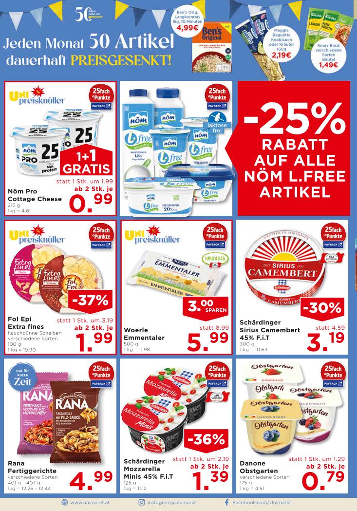 Prospekt von Unimarkt