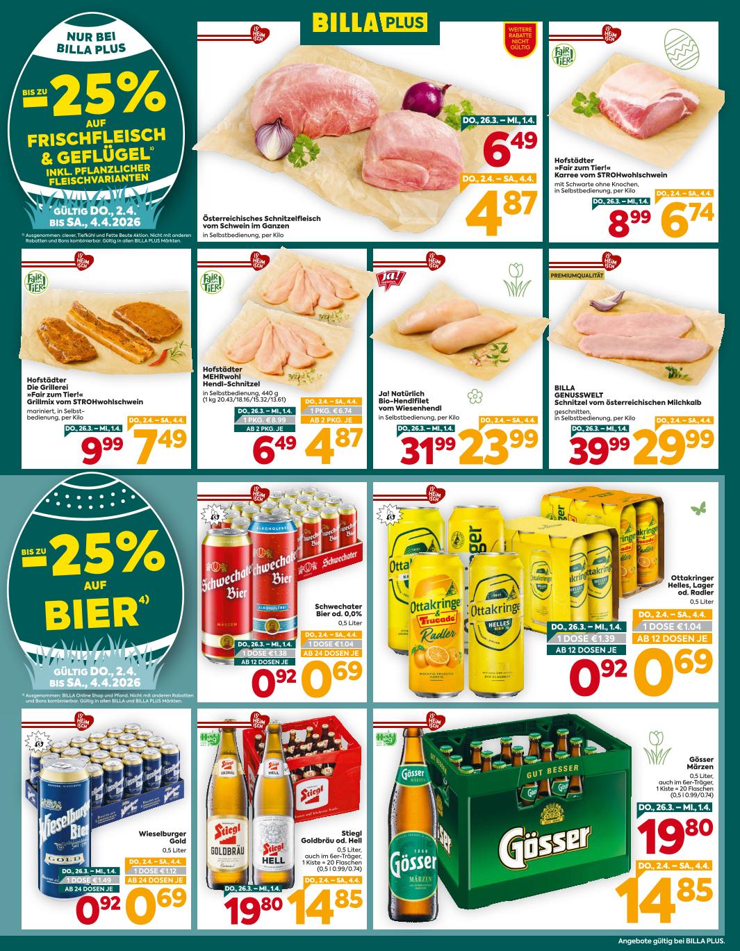 Prospekt von BILLA PLUS