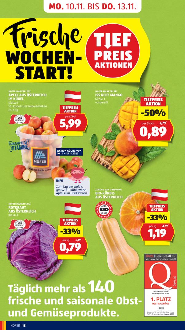 Prospekt von HOFER