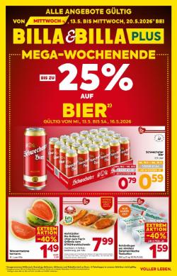Titelbild des Prospekts von BILLA Wien