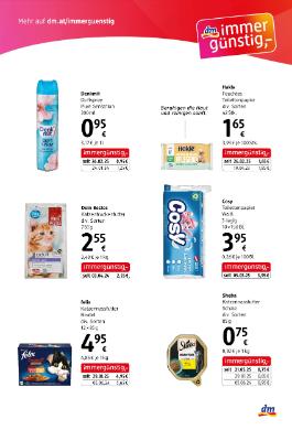 Titelbild des Prospekts von dm drogerie markt immergünstig express