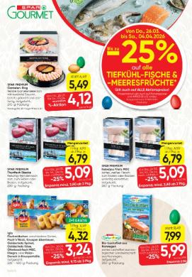 Titelbild des Prospekts von SPAR Gourmet