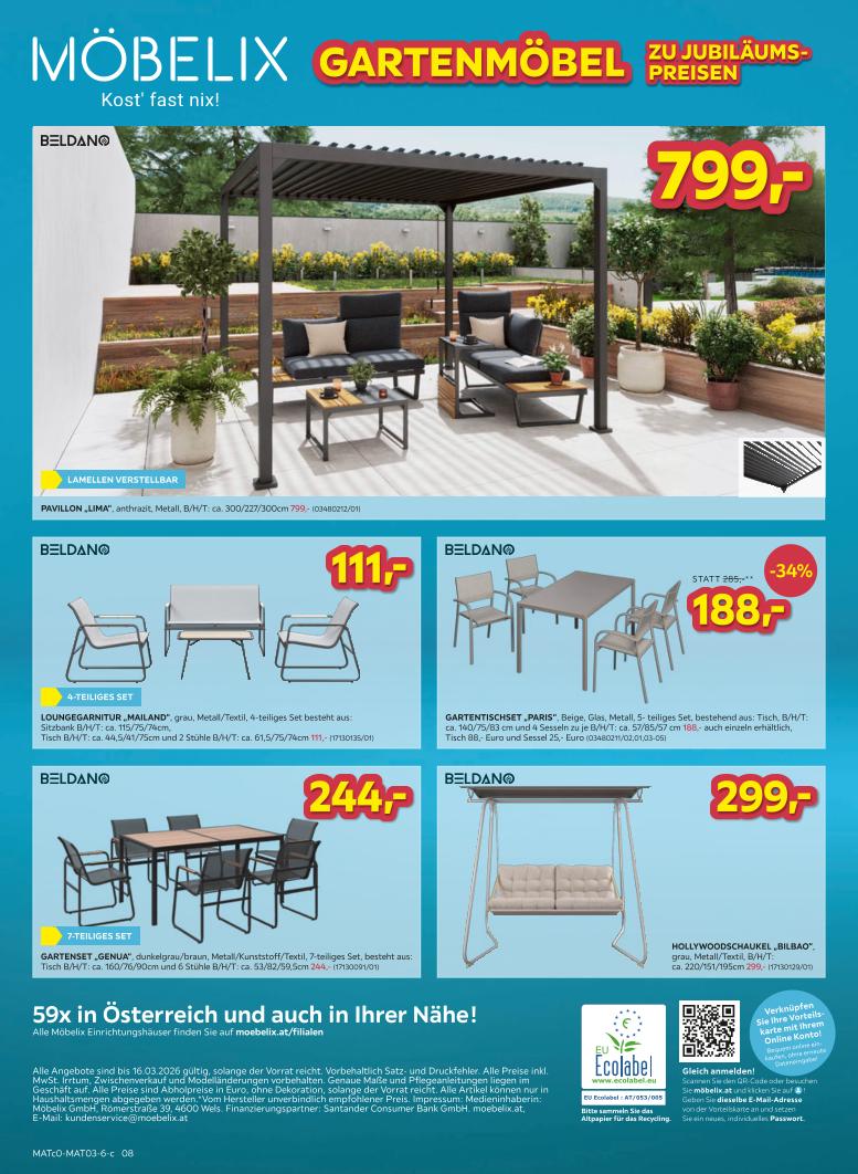 Prospekt von Möbelix