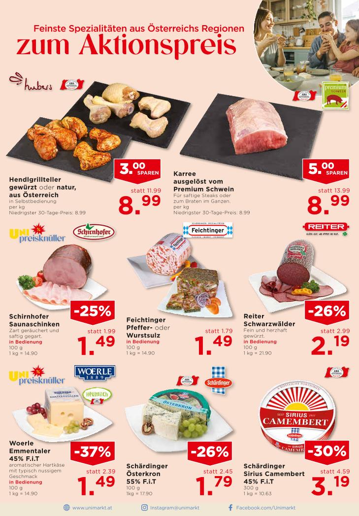 Prospekt von Unimarkt
