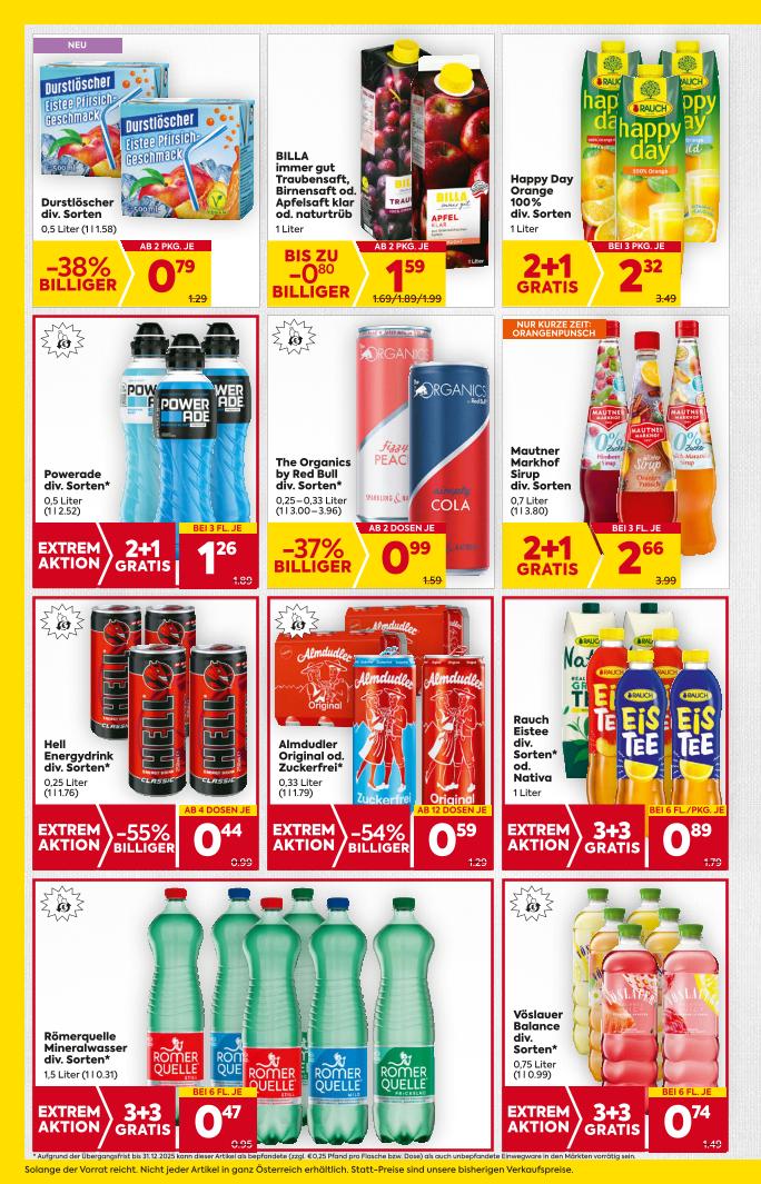 Prospekt von BILLA