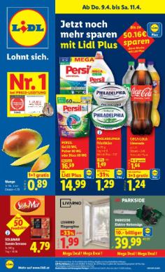 Titelbild des Prospekts von Lidl