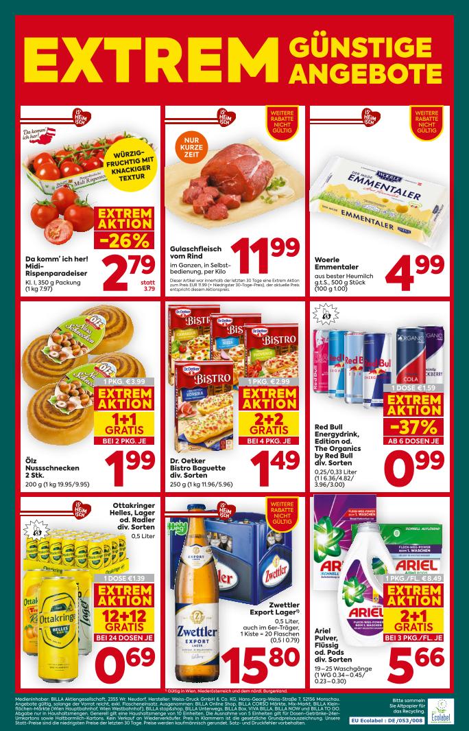 Prospekt von BILLA PLUS