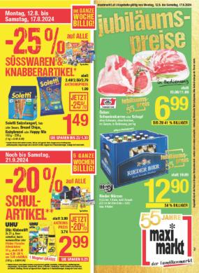 Titelbild des Prospekts von Maximarkt Ried / Vöcklabruck