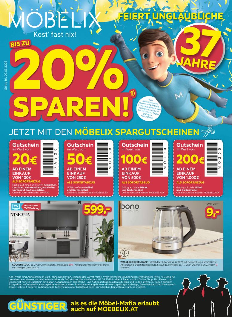 Prospekt von Möbelix