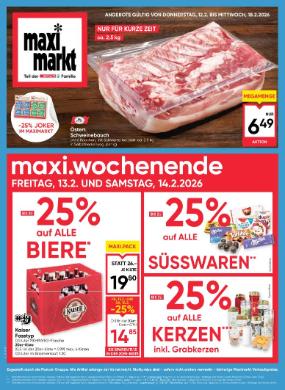 Titelbild des Prospekts von Maximarkt Bruck