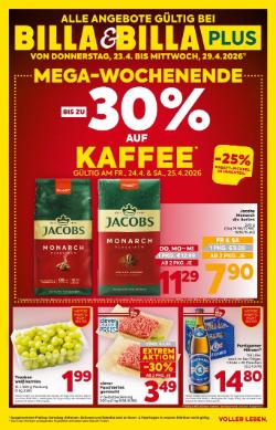 Titelbild des Prospekts von BILLA Burgenland