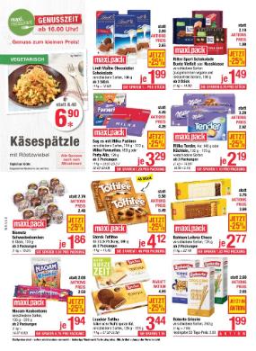 Titelbild des Prospekts von Maximarkt Wels / Ried / Vöcklabruck / Anif / Bruck