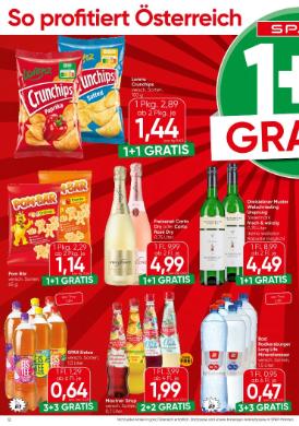 Titelbild des Prospekts von SPAR OÖ