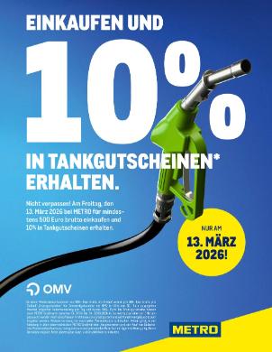 Titelbild des Prospekts von METRO TANKEVENT