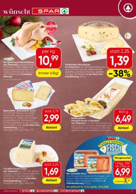 Titelbild des Prospekts von SPAR VBG / SBG / TRL / OÖ / W / NÖ / BGLD