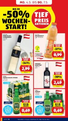 Titelbild des Prospekts von HOFER