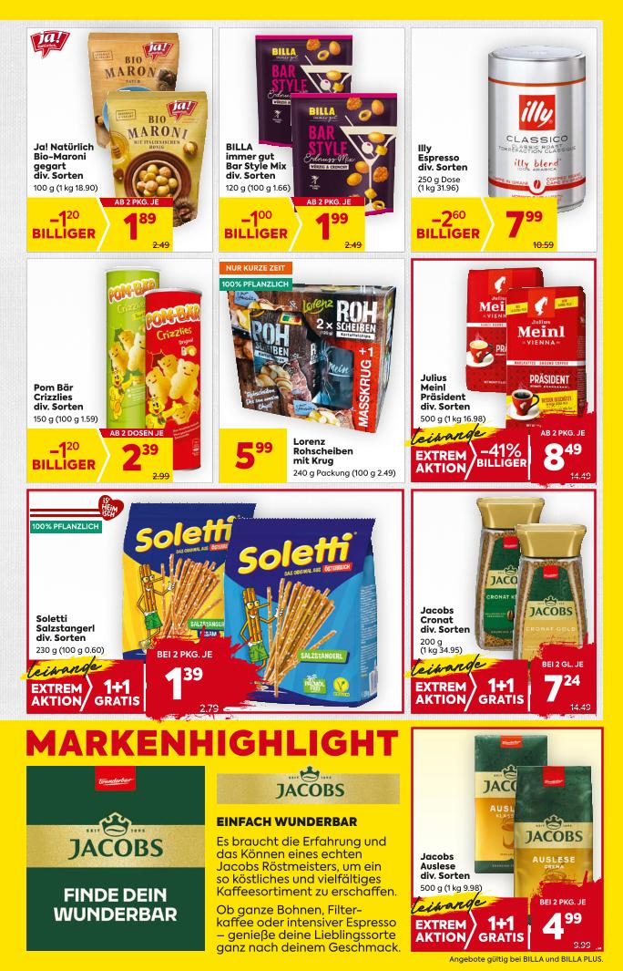 Prospekt von BILLA