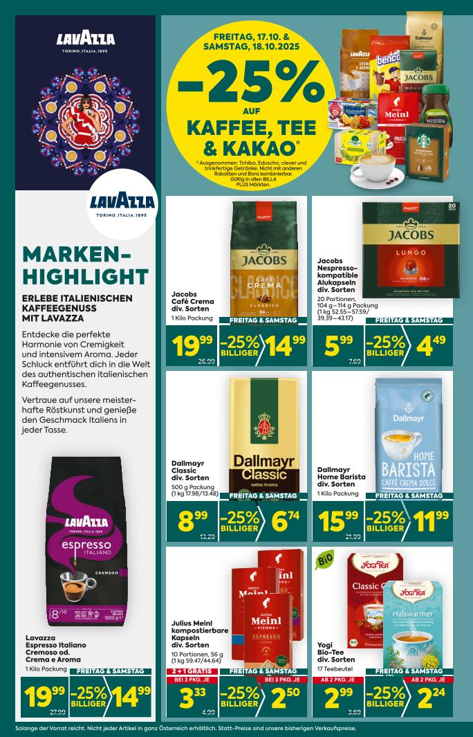 Prospekt von BILLA PLUS